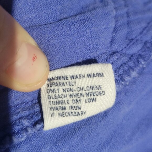 Baby Gap Vintage Unisex Blue Corduroy Overalls With Snaps Size 6-12M - Picture 4 of 16